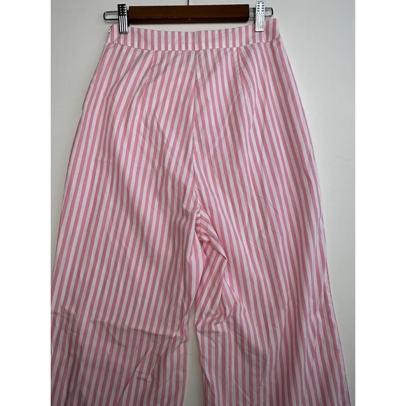 Show Me Your Mumu X Barbie Stacie Sailor Pants Pink White Striped Wide Leg Sz XS - Picture 7 of 10